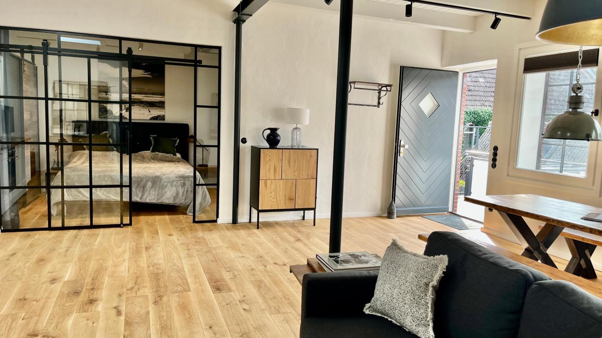 Loftwohnung 2 Simmerdeis An Der Gracht Friedrichstadt Dış mekan fotoğraf